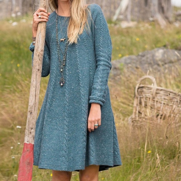 Sundance NEW Wool Woodland Hills Sweater Dress Size L - Picture 2 of 15